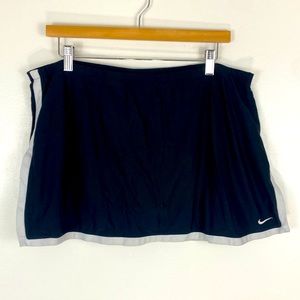 Nike Dri-Fit Athletic Skort, Black White, Women's Size XL